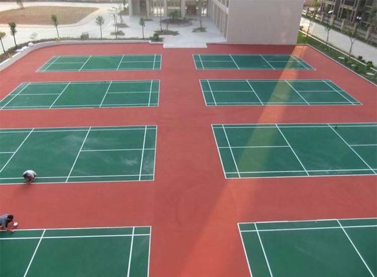 硅PU型羽毛球場